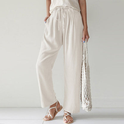 Vara - Pantalón de corte relajado con cordón