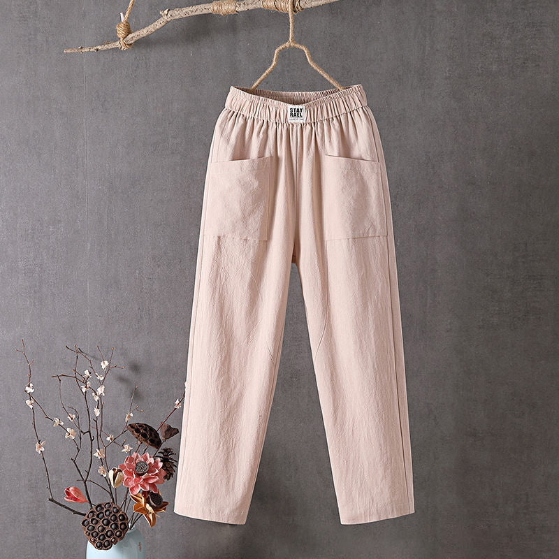 Alyra - Pantalón Relajado con Bolsillos