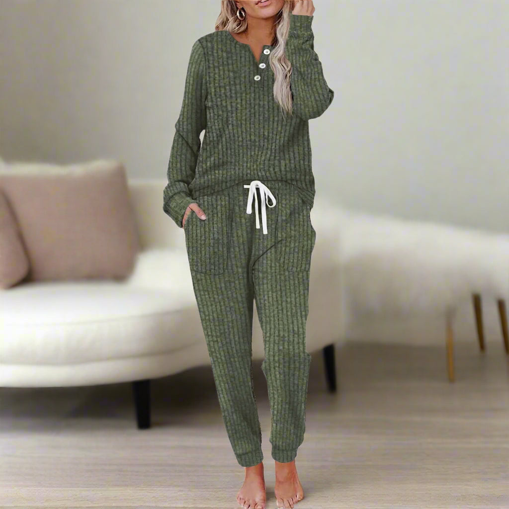 Brenda – Conjunto de ropa de estar por casa de dos piezas