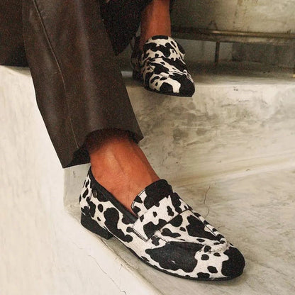 Brynn | Mocasines elegantes con estampado animal