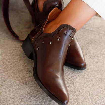 Evelyn | Botas vaqueras con tachuelas