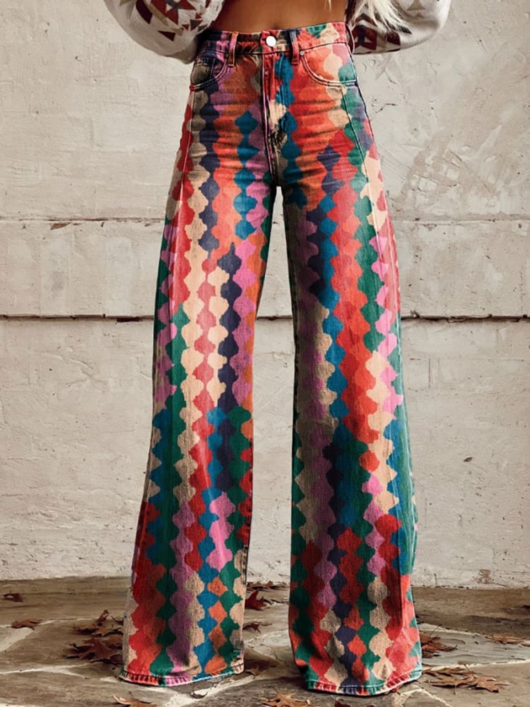 Lina™ - Pantalones anchos cómodos de estilo vintage