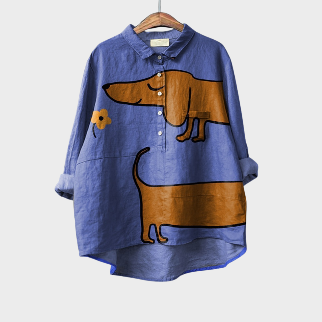 Ondine | Blusa divertida con estampado de animales