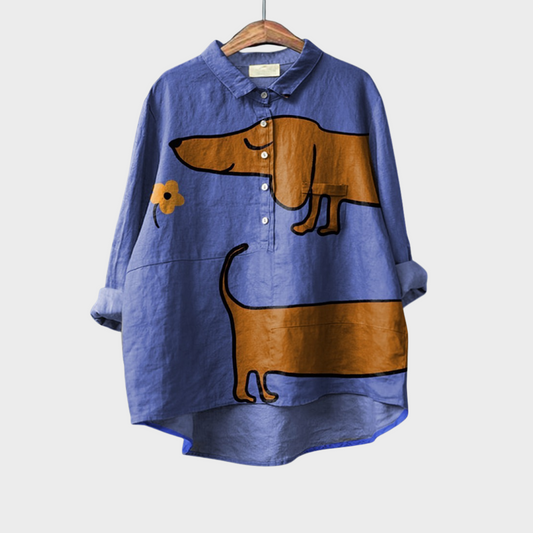 Ondine | Blusa divertida con estampado de animales