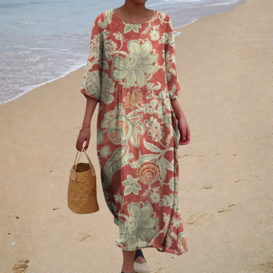 Berénice | Vestido largo floral