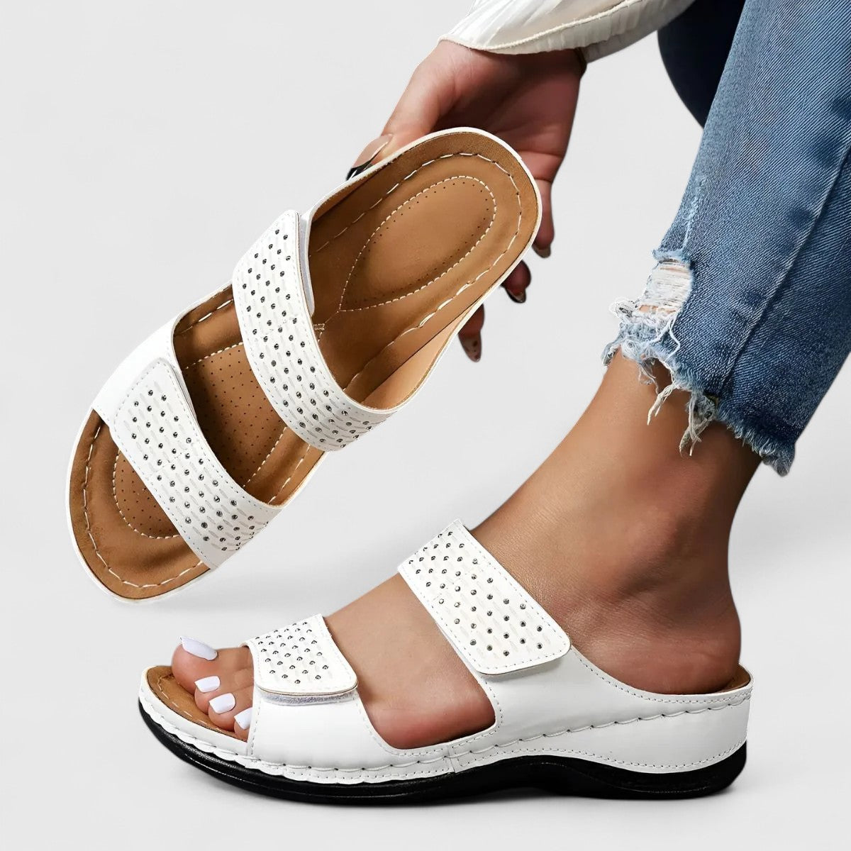 Karyssa | Sandalias ortopédicas cómodas