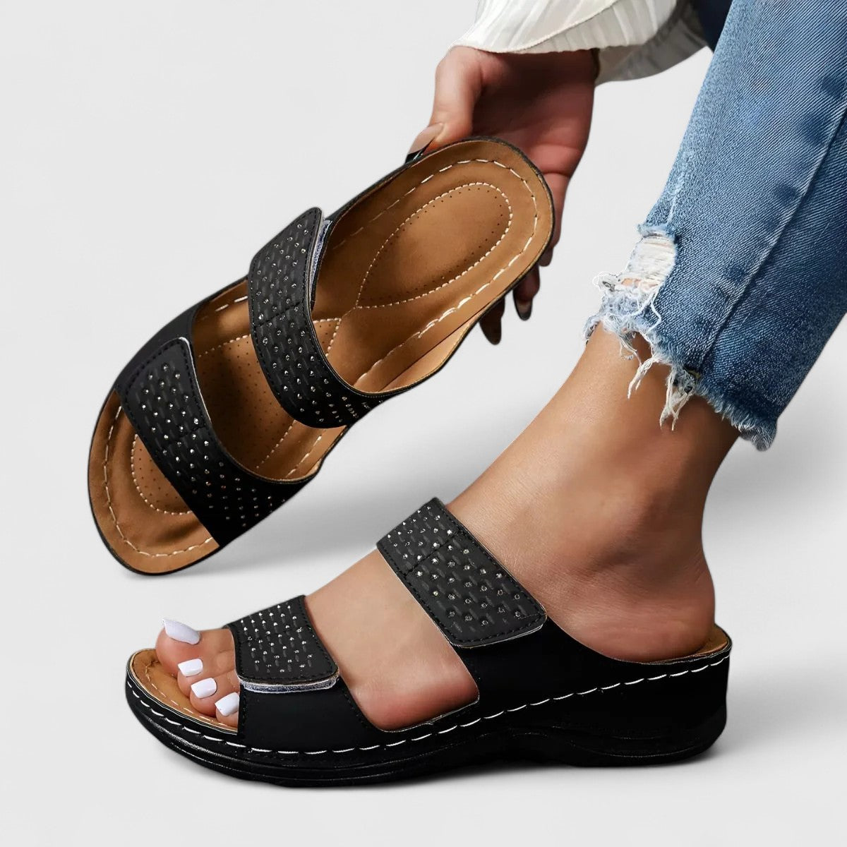 Karyssa | Sandalias ortopédicas cómodas