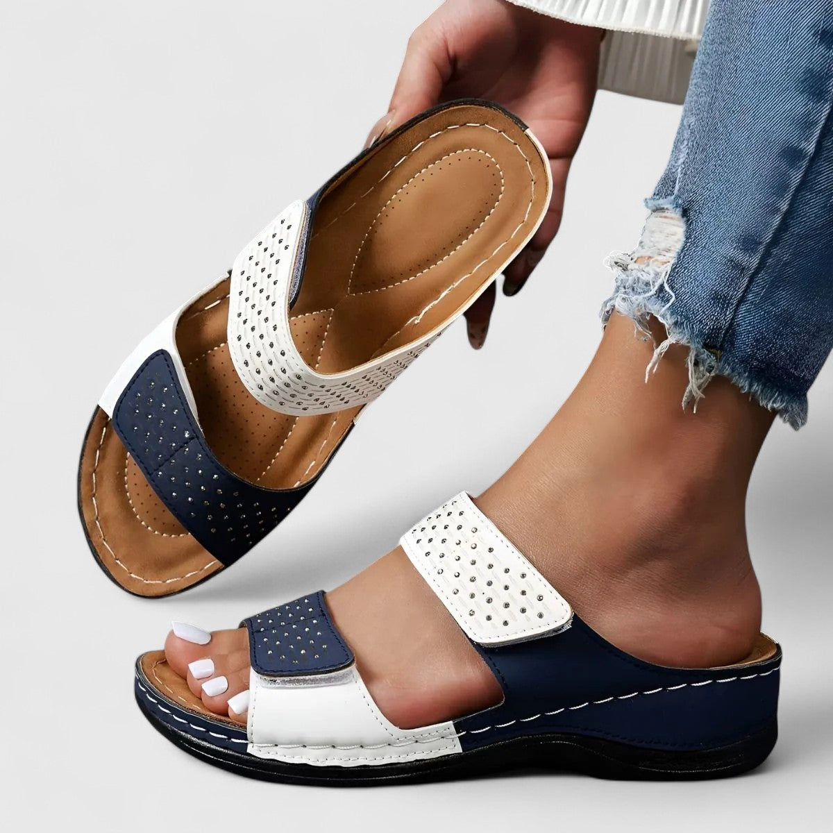 Karyssa | Sandalias ortopédicas cómodas