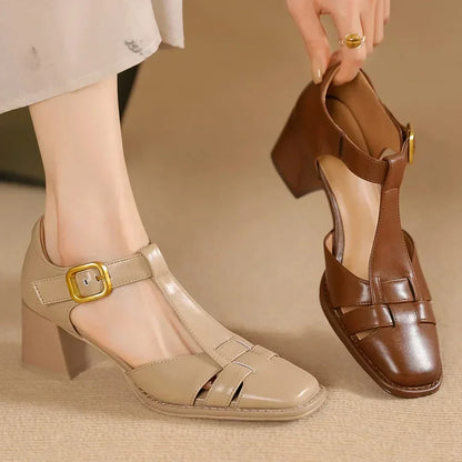 Rivera™ | Zapatos de tacón con forma de T