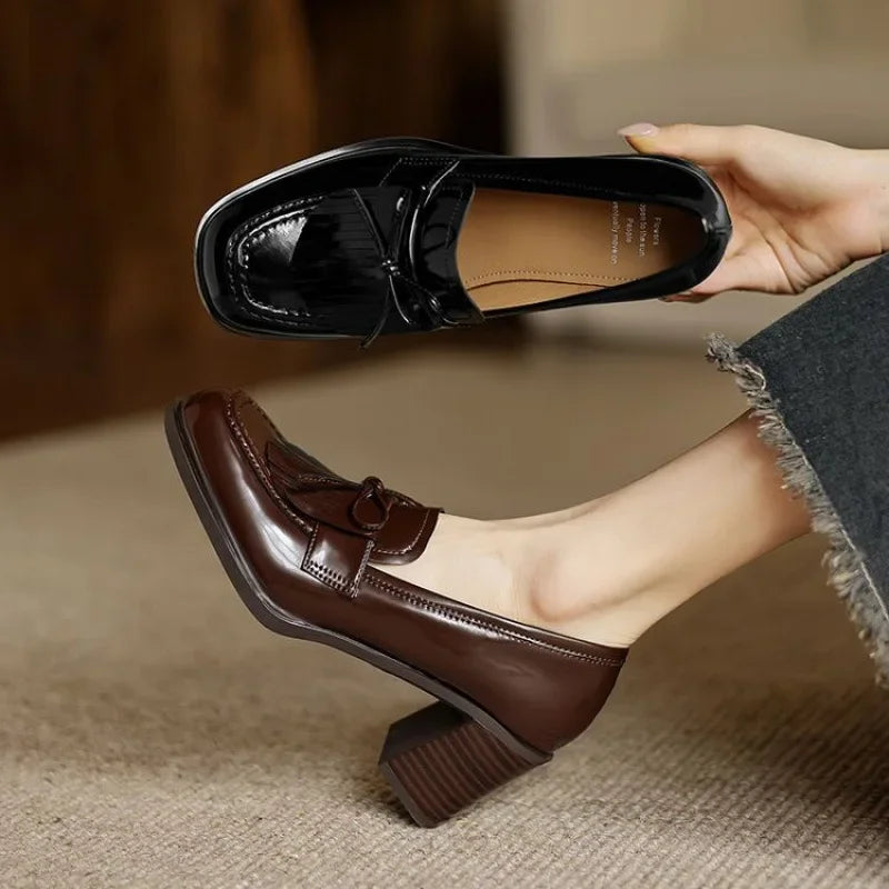Mocasines clásicos de tacón Dorothy