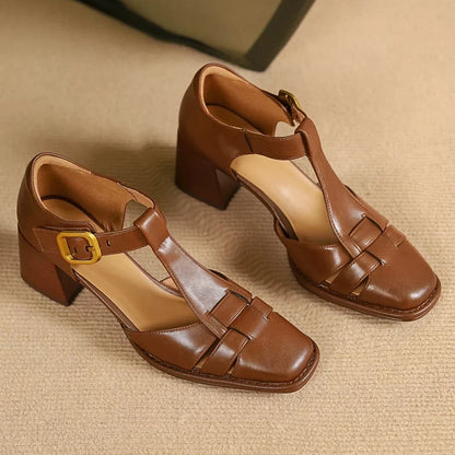 Rivera™ | Zapatos de tacón con forma de T