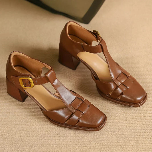 Rivera™ | Zapatos de tacón con forma de T