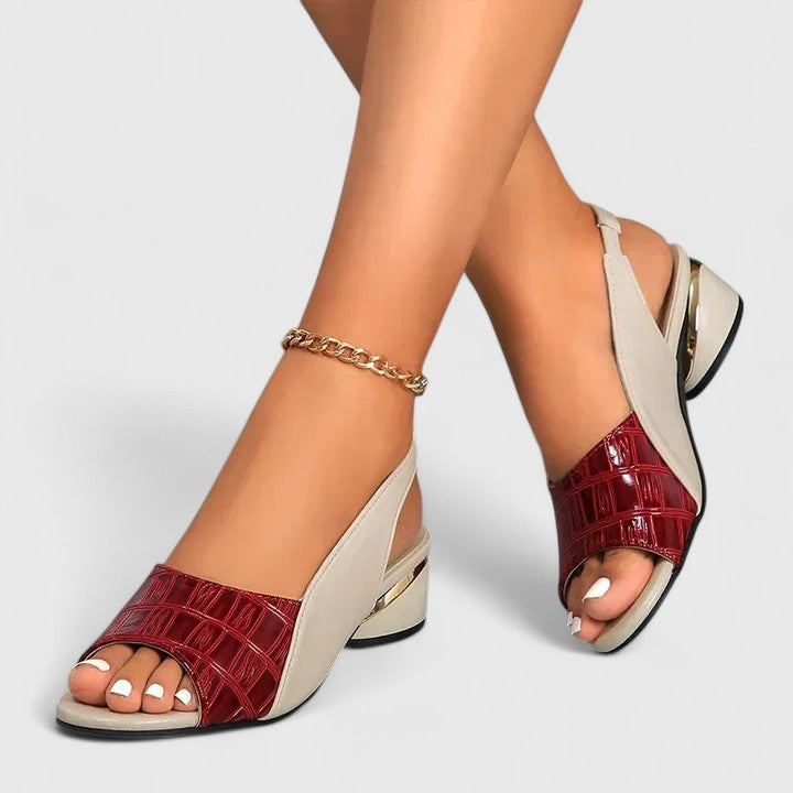 Mariah | Elegantes sandalias de cuero