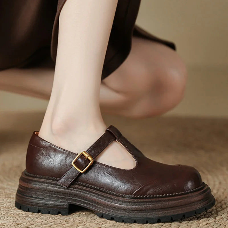 Zapatos Farisse con tira en T