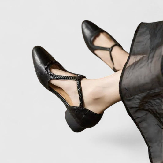 Delphine | Elegantes sandalias planas