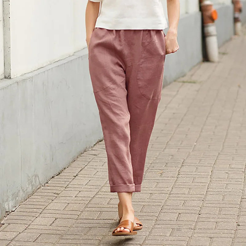 Kriza - Pantalón Suelto con Bolsillos
