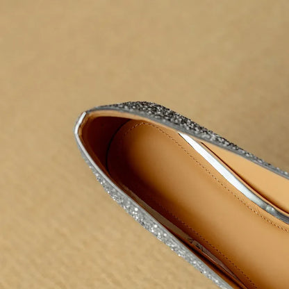 Zapatos de tacón con lentejuelas Gloria