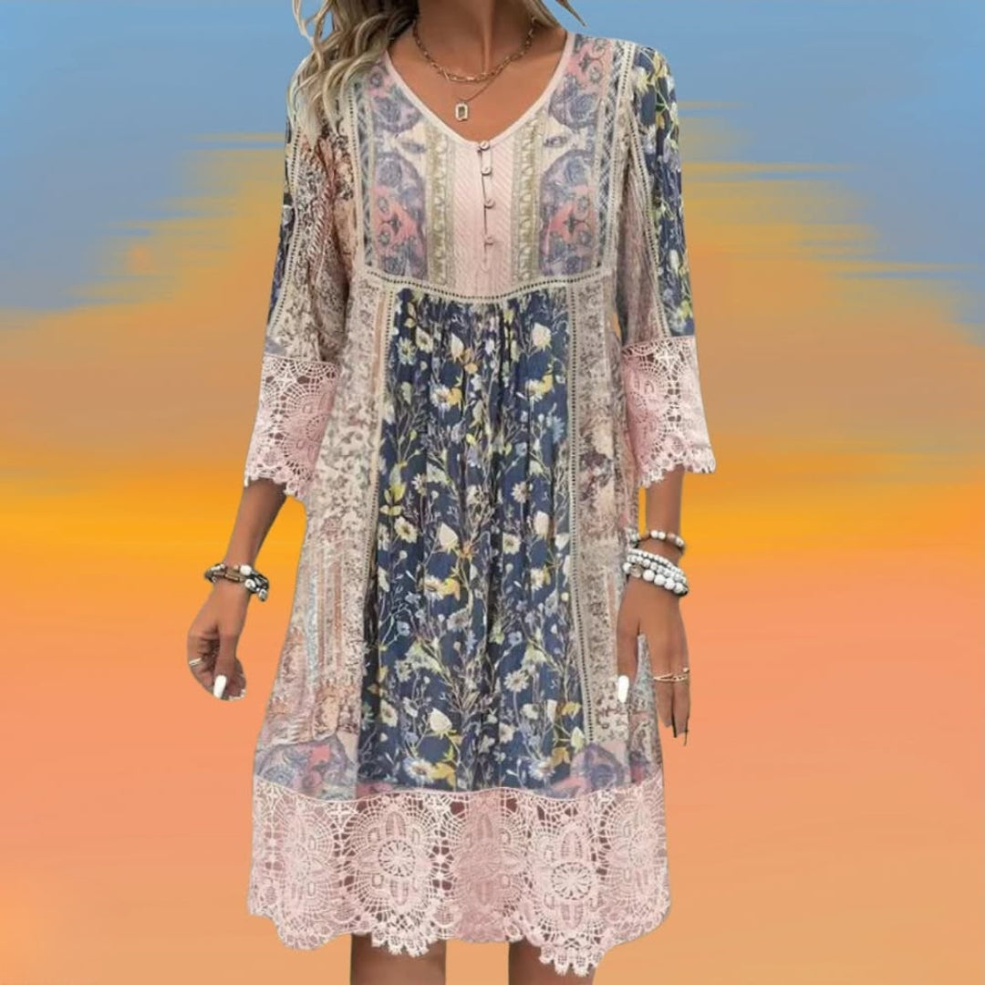 Naya | Vestido bohemio de lujo