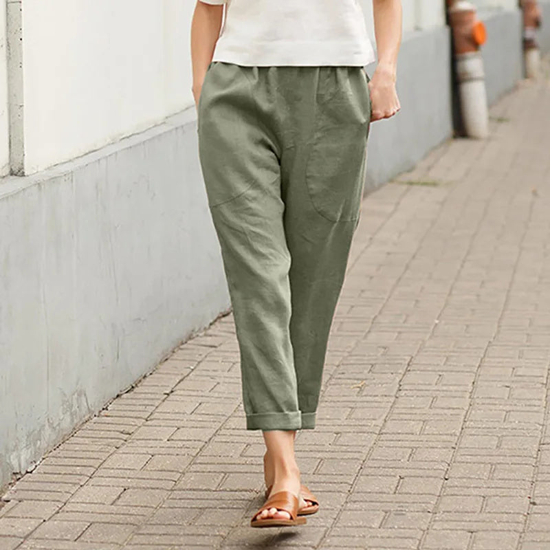Kriza - Pantalón Suelto con Bolsillos