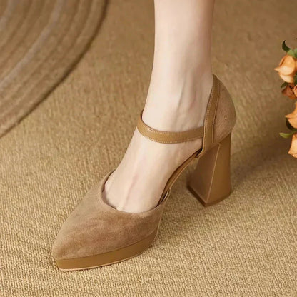 Zapatos de tacón elegantes Celeste