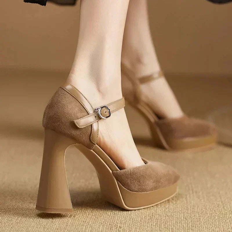 Zapatos de tacón elegantes Celeste