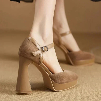 Zapatos de tacón elegantes Celeste