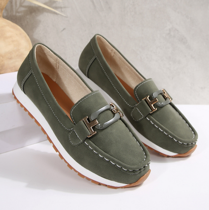 Emelia - Mocasines de lujo con detalles de cadena