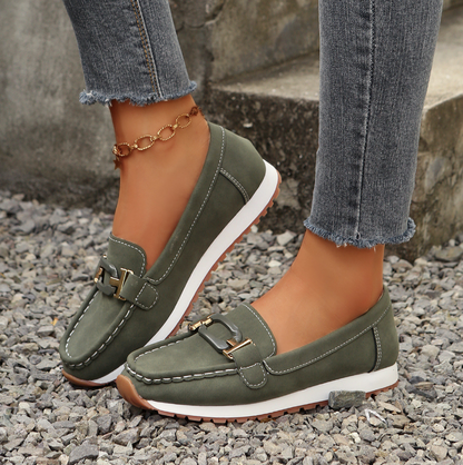 Emelia - Mocasines de lujo con detalles de cadena
