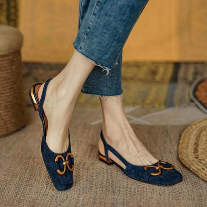 Mathilda | Zapatos de tacón destalonados de lujo