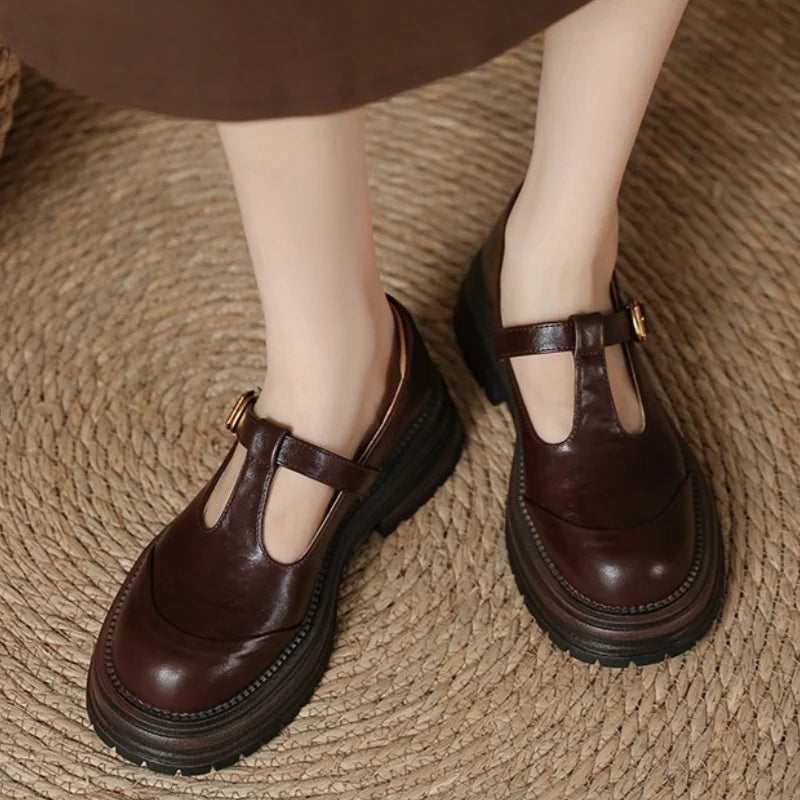 Zapatos Farisse con tira en T