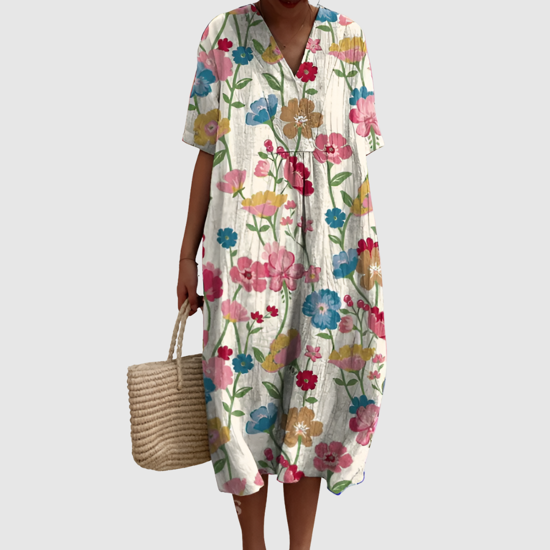 Marcella | Vestido de verano ligero de manga corta