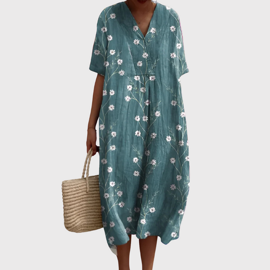 Juliana | Vestido de verano ligero de manga corta