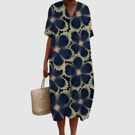 Madalena | Vestido de verano ligero de manga corta