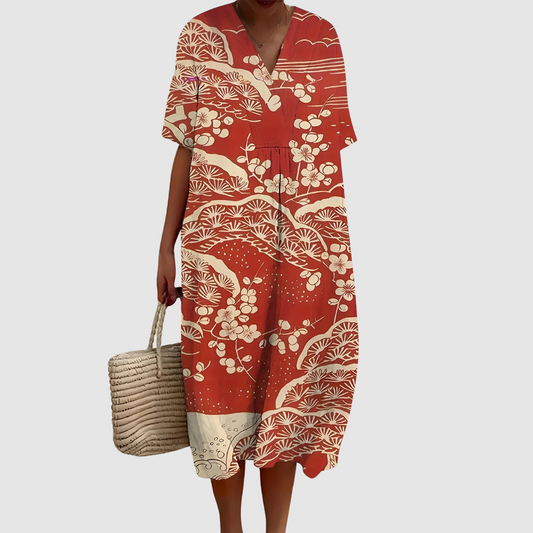 Karolina | Vestido de verano ligero de manga corta