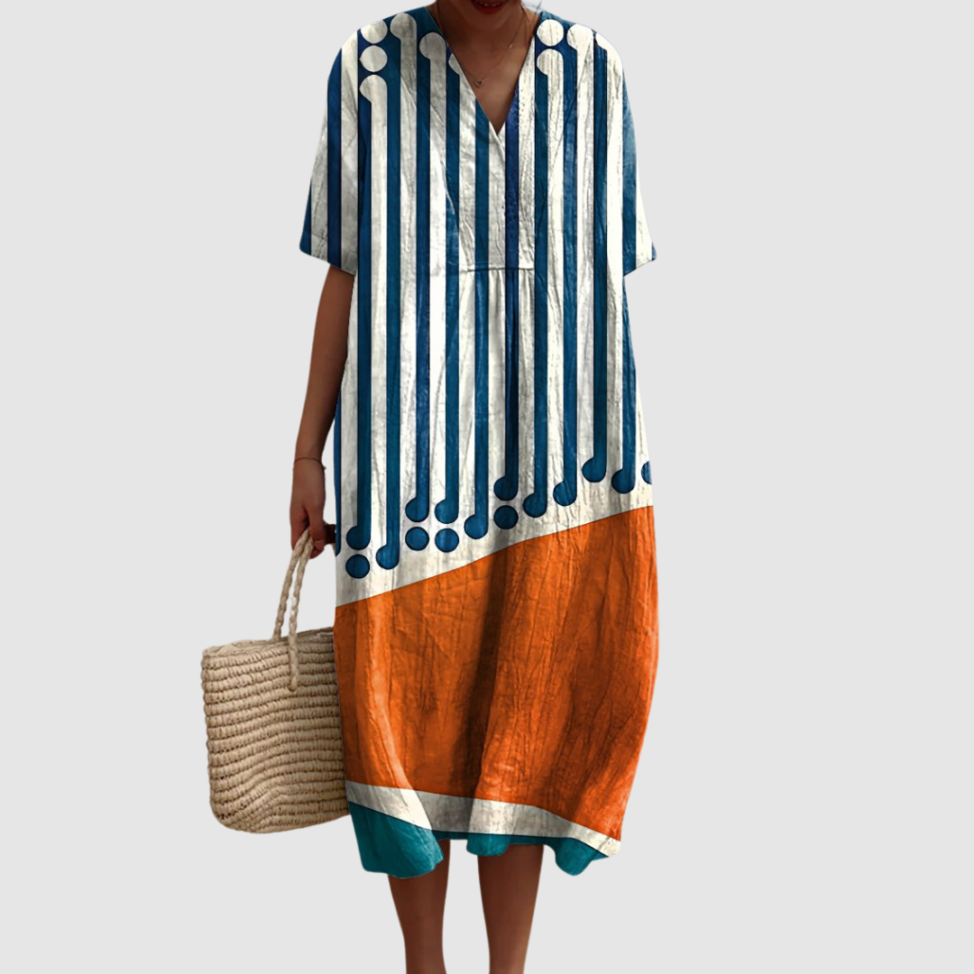 Paloma | Vestido de verano ligero de manga corta