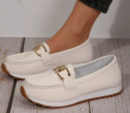 Esme – Mocasines planos con hebilla