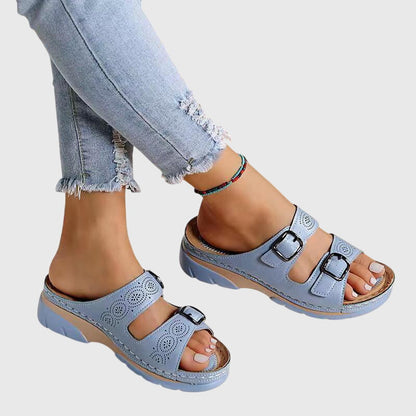 Diora™ | Sandalias ortopédicas de cuero