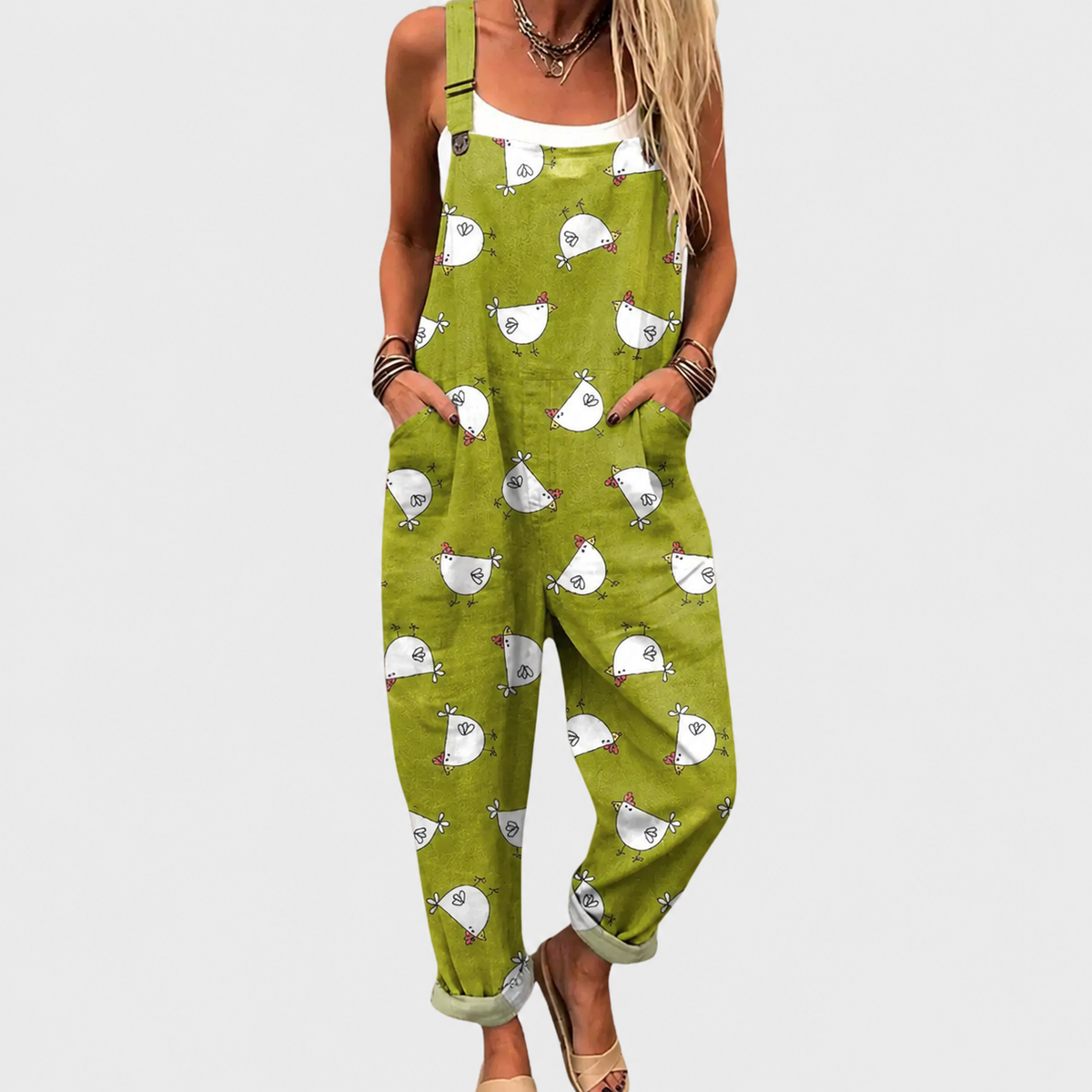Peto estampado cómodo