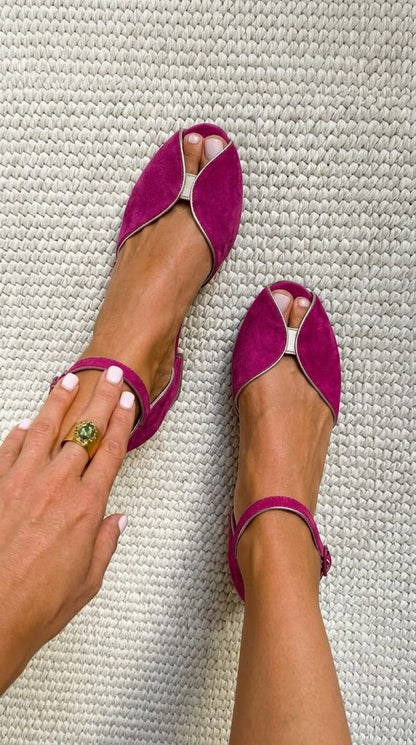 Sandalias Olivia Confort color verde salvia