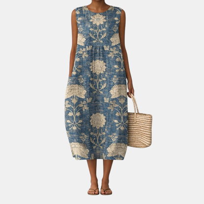 Alberto™ | Vestido midi floral clásico