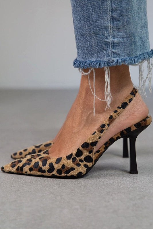 Janelle | Tacones con estampado de leopardo