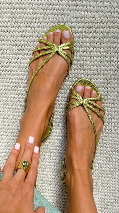 Sandalias Ginevra Dorado Elegancia de verano