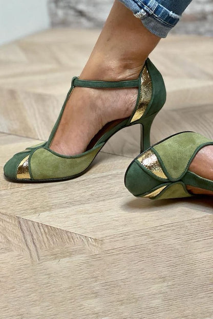 Alona | Tacones de patchwork