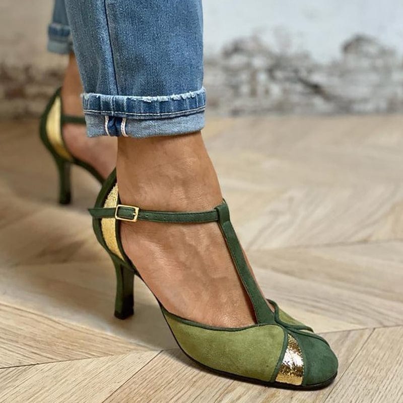 Alona | Tacones de patchwork