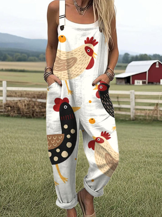 Frida | Peto alegre con gallinas**