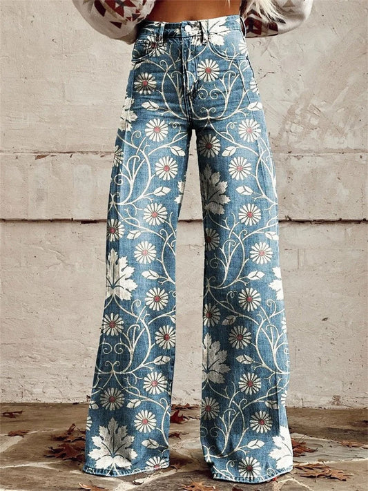 Savannah™ - Pantalones de talle alto y pierna ancha