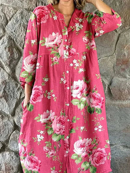 Maddie | Vestido de arte floral