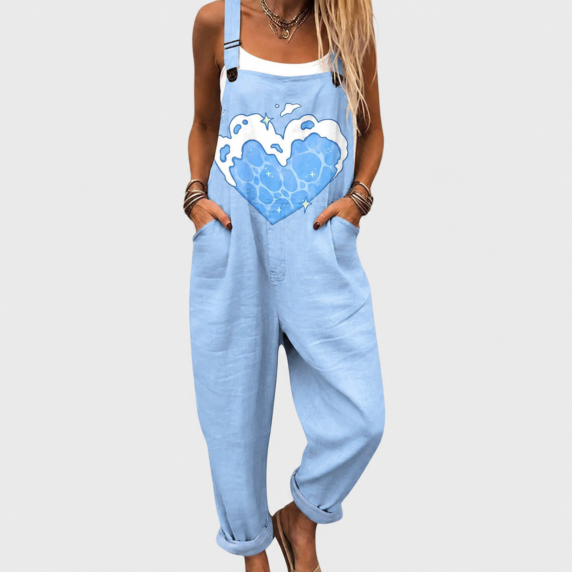 Peto estampado cómodo