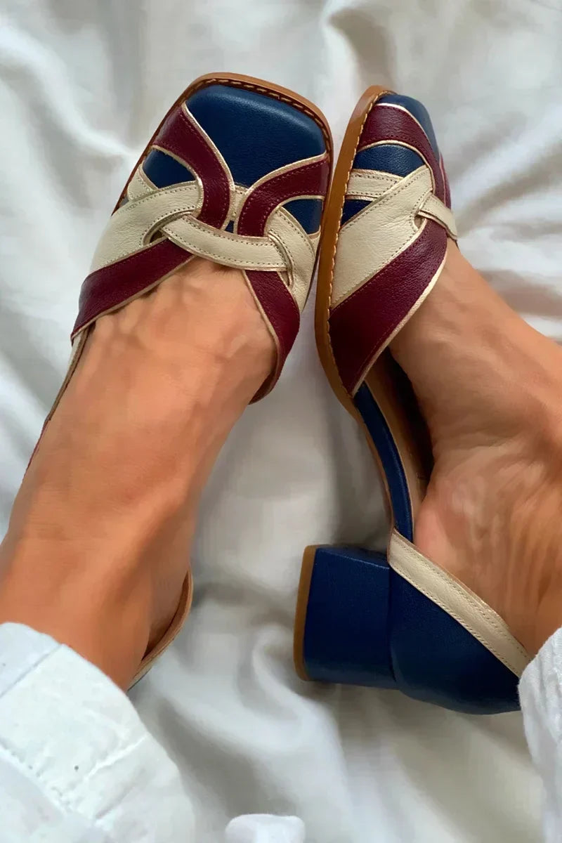 Amara | Bailarinas sin cordones tricolor
