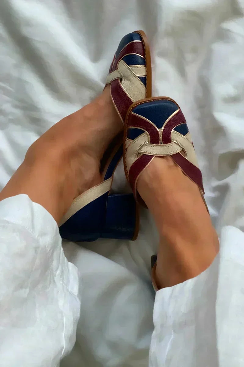 Amara | Bailarinas sin cordones tricolor